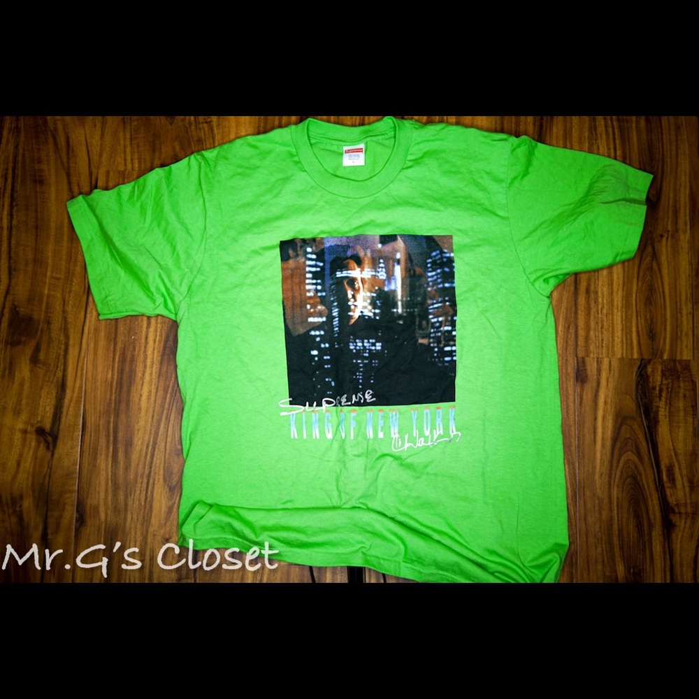 SUPREME King Of New York Tee Green